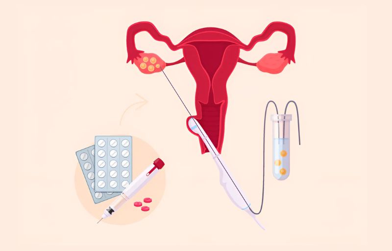 Chọc hút trứng Chọc hút trứng trong quy trình làm IVF